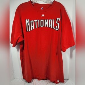 MAJESTIC WASHINGTON NATIONALS STEPHEN STRASBURG #37 ADULT XL RED